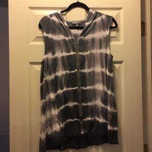Super soft tie dye vest, Neiman Marcus